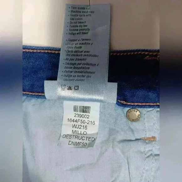 PAIGE  Klyie Crop Jeans. Ladies size 28 - Picture 6 of 10